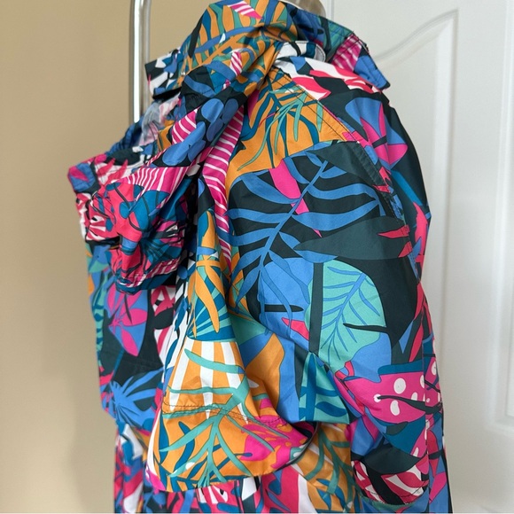 LAUREN JAMES Multicolored Anorak Pullover Water  Resistant Jacket Size Small - Picture 13 of 15